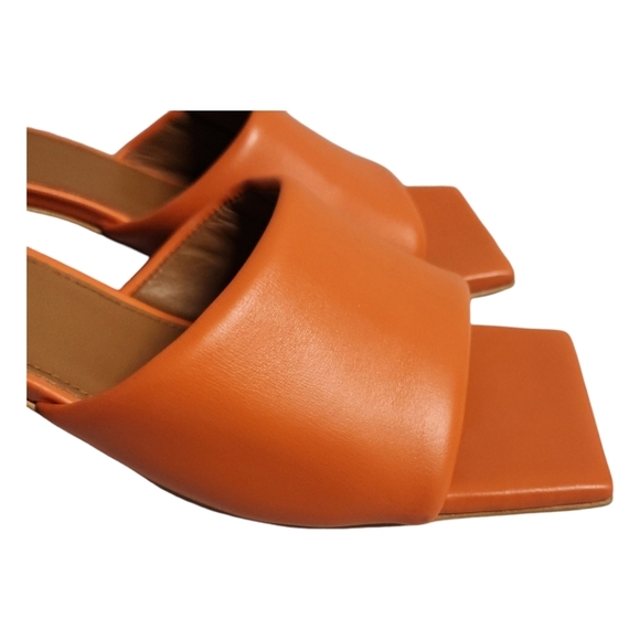 Alohas Brushed Degradé in Pomelo Orange Leather Sandals EU 39 - Picture 4 of 15